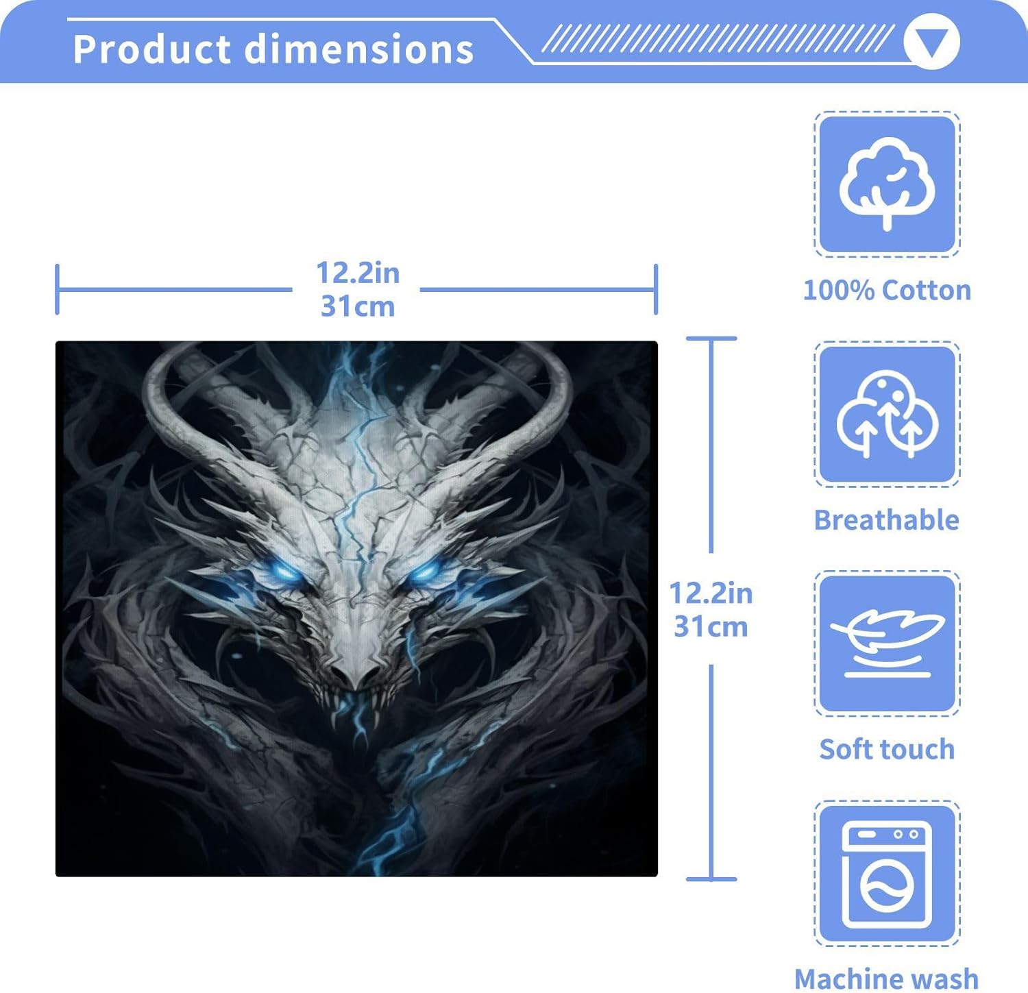 High-Quality Dragon Washcloths 2-Pack for Babies