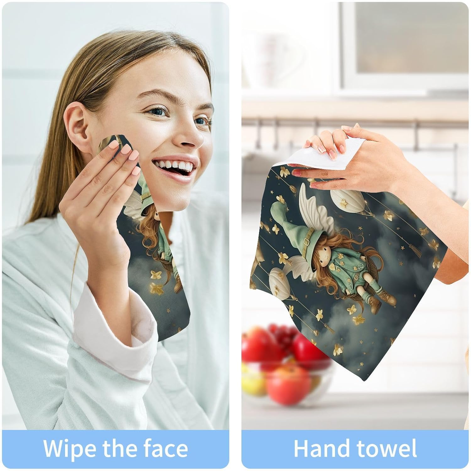 Cute Gnome Washcloths 2 Pack