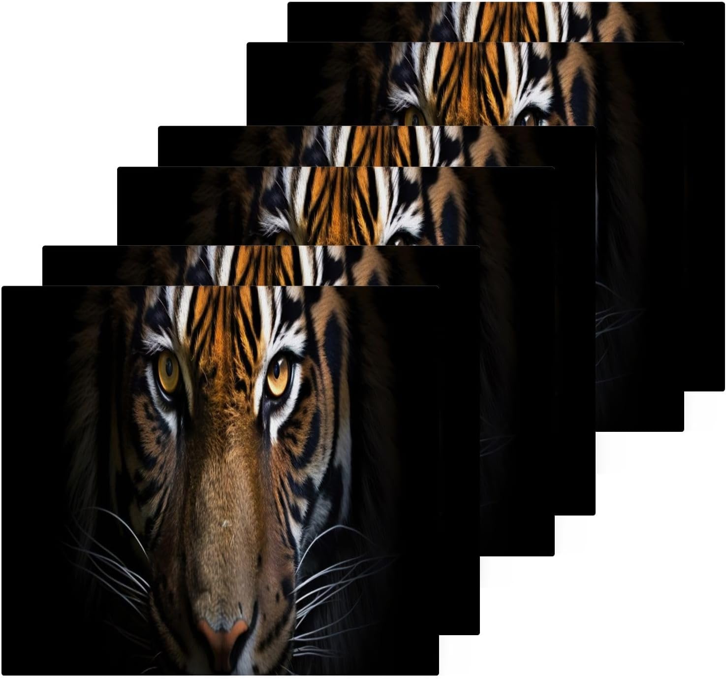 YETTASBIN Tiger Washcloths 2 Pack Soft Absorbent Towels