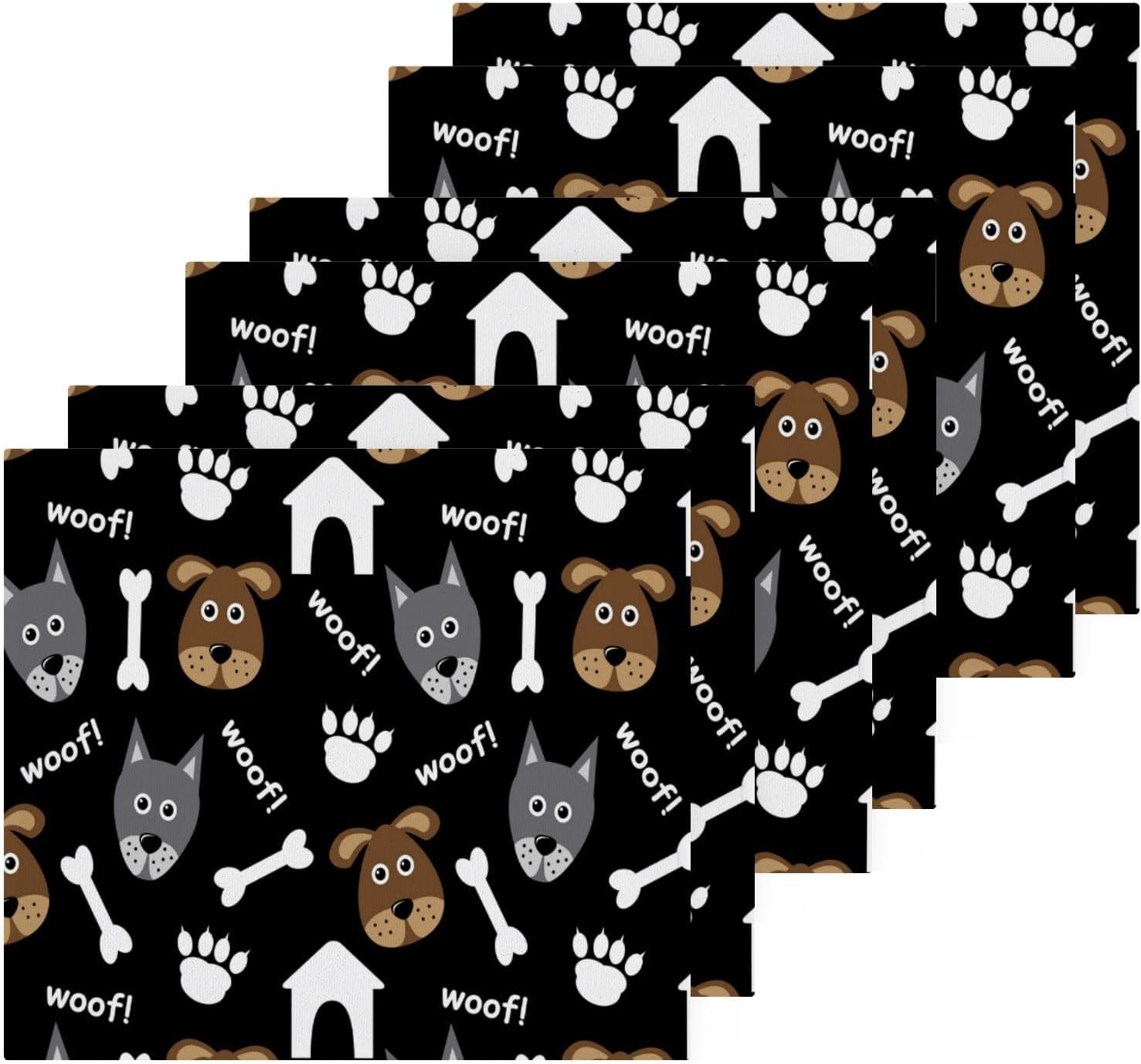 Quick ships premium dog paw washcloth reusable absorbent_INV007