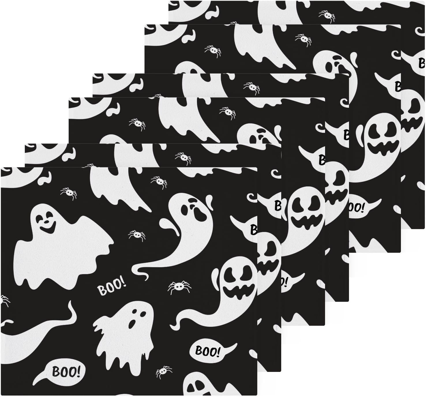 Halloween Ghost Washcloths 2-Pack