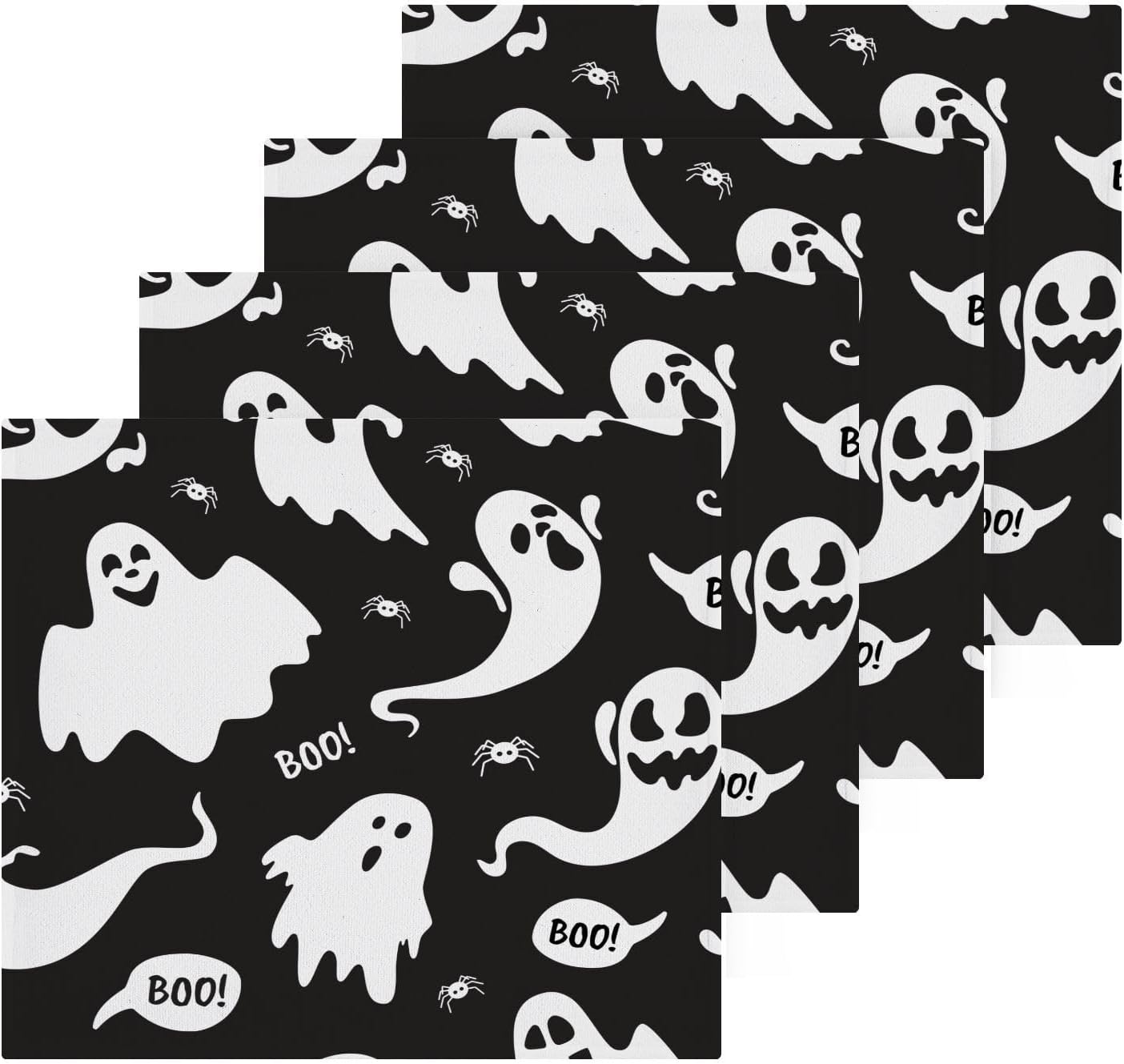 Halloween Ghost Washcloths 2-Pack