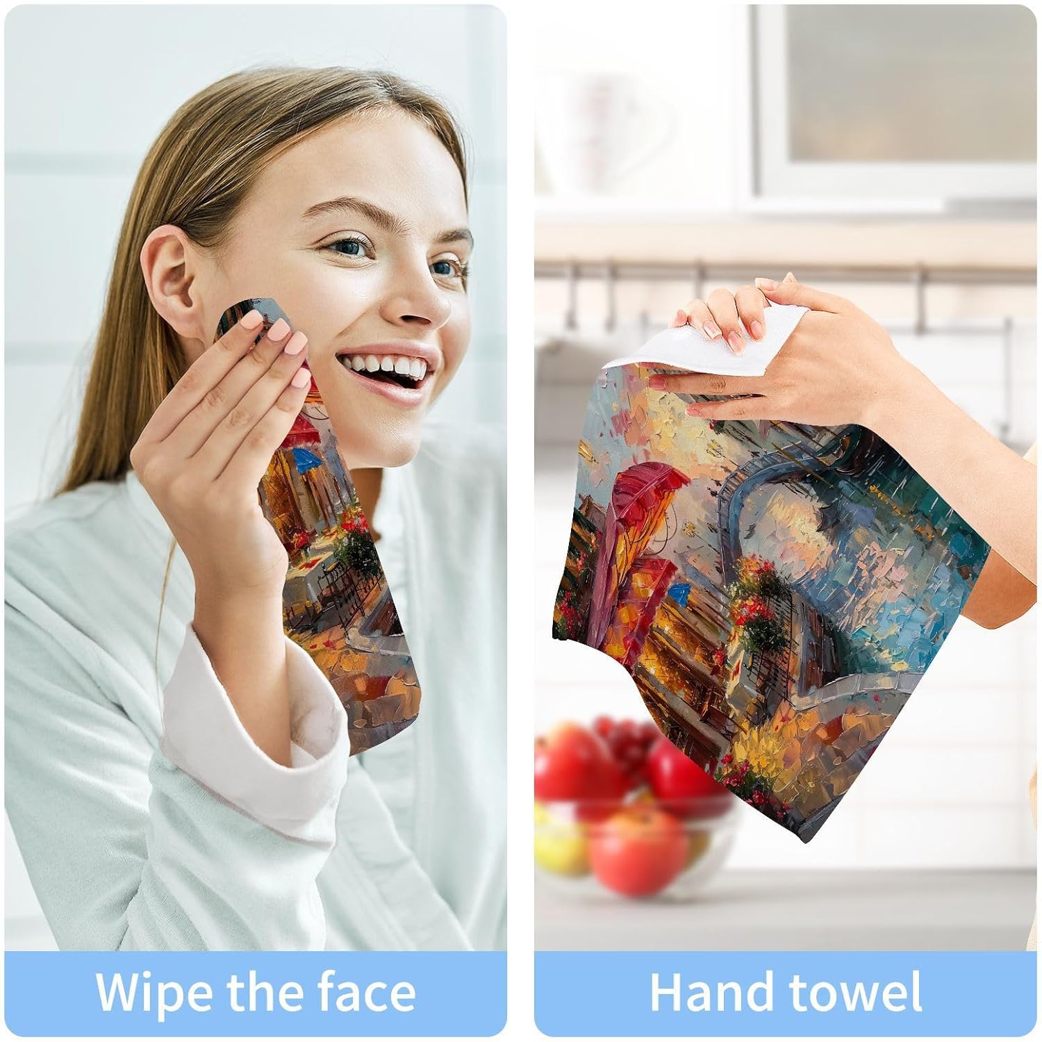 YETTASBIN Watertown Washcloths 2 Pack