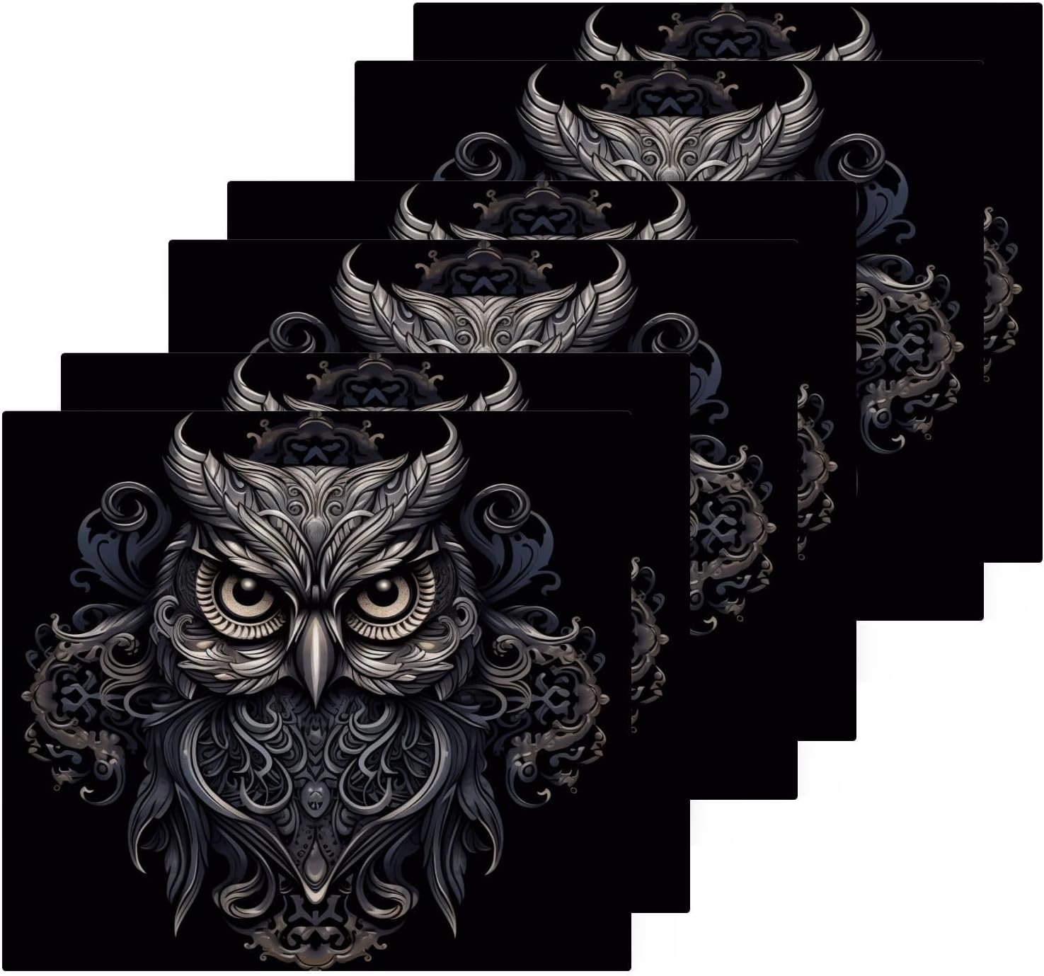 Yettasbin Owl Washcloths x2