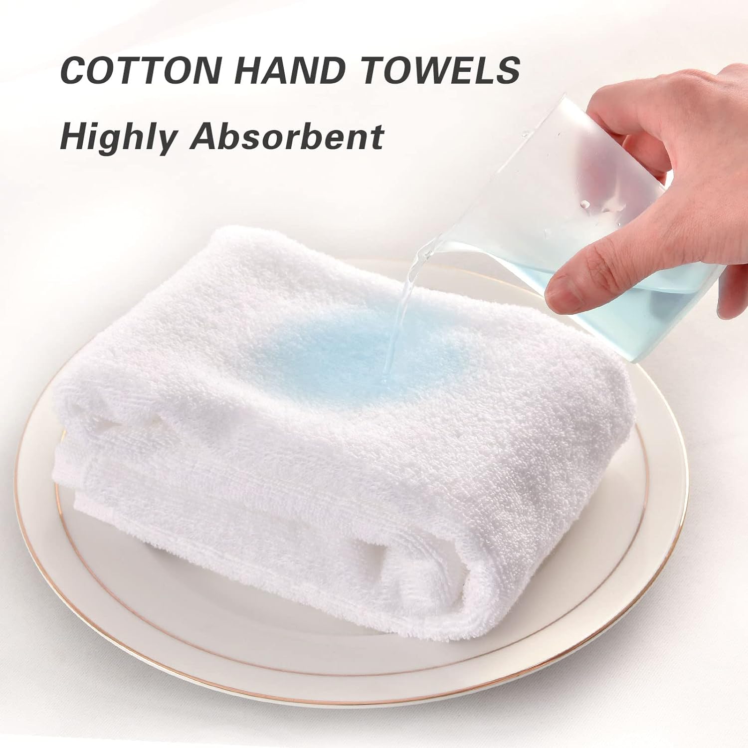 ALAZA Octopus Hand Towels Luxury Soft Cotton Bath Towels for Bathroom Sets