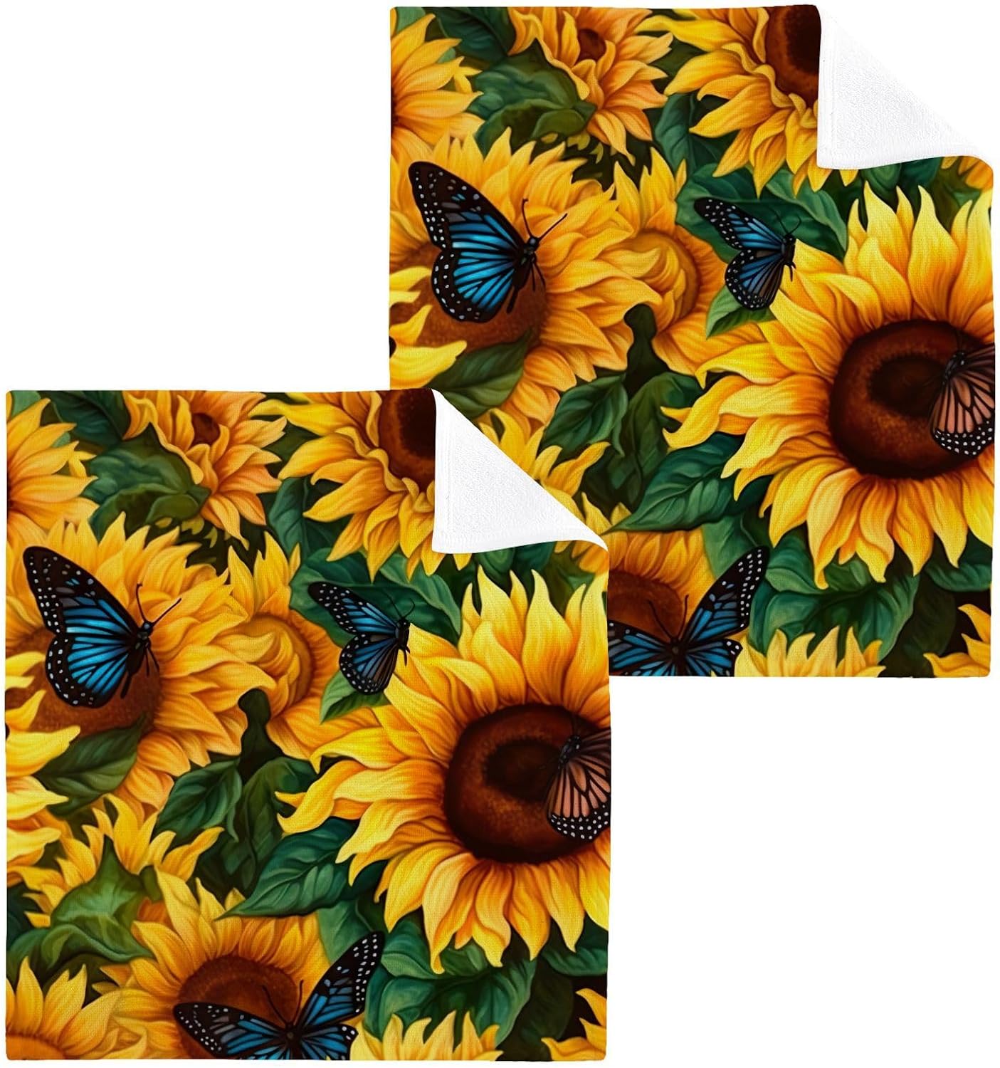 Sunflower Soft Washcloths