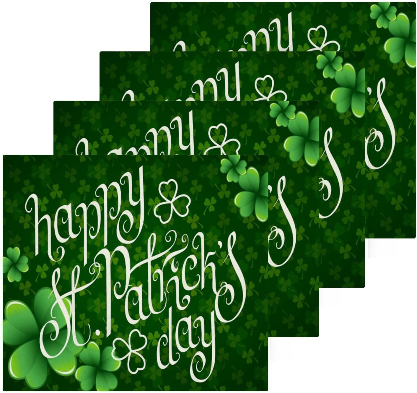 St Patricks Day Soft Cotton Washcloths