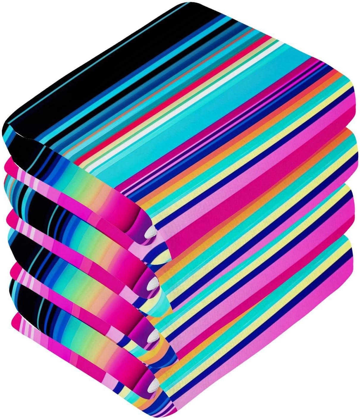 Mexican Stripes Washcloth Set 2-Piece