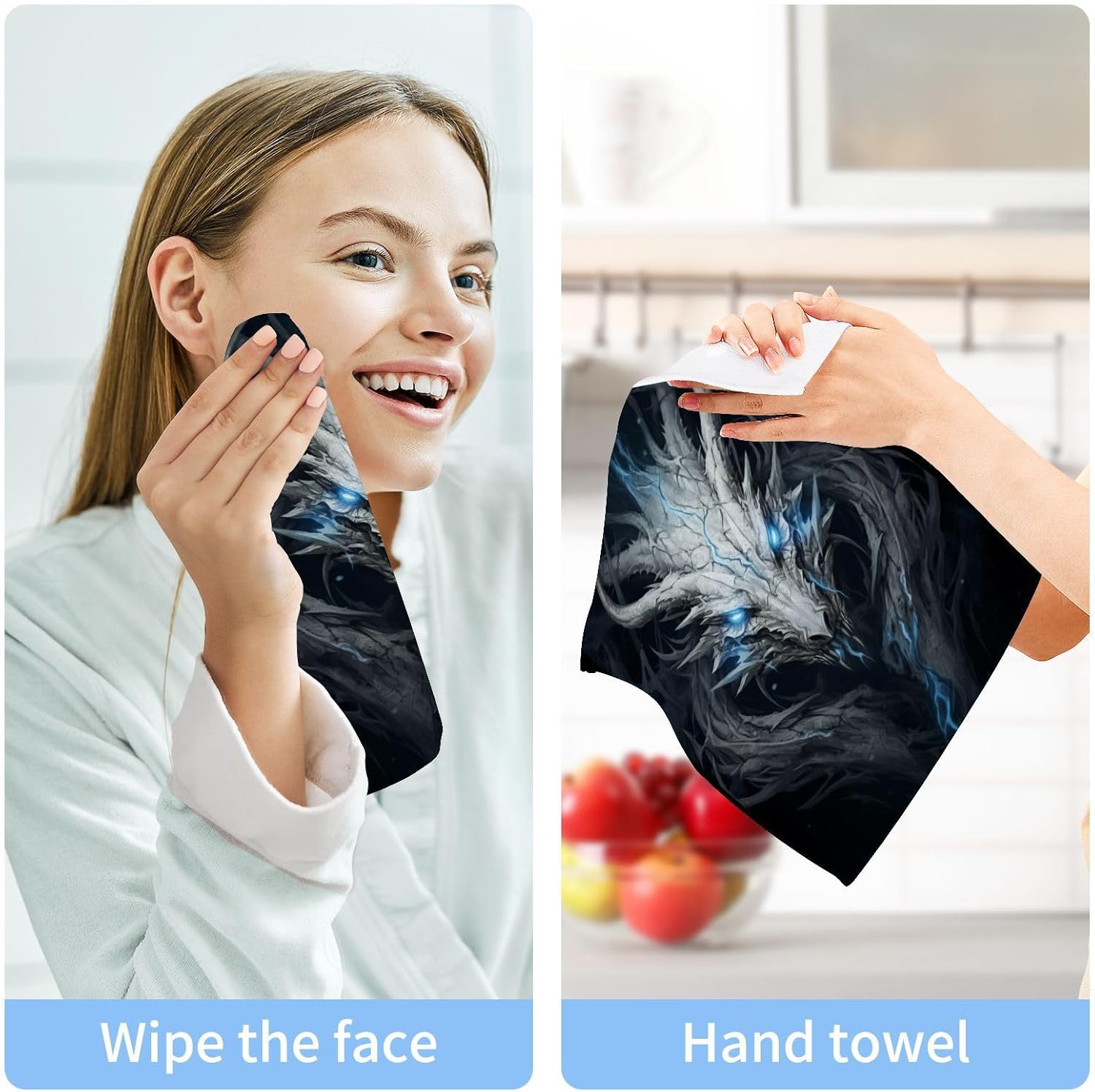 High-Quality Dragon Washcloths 2-Pack for Babies