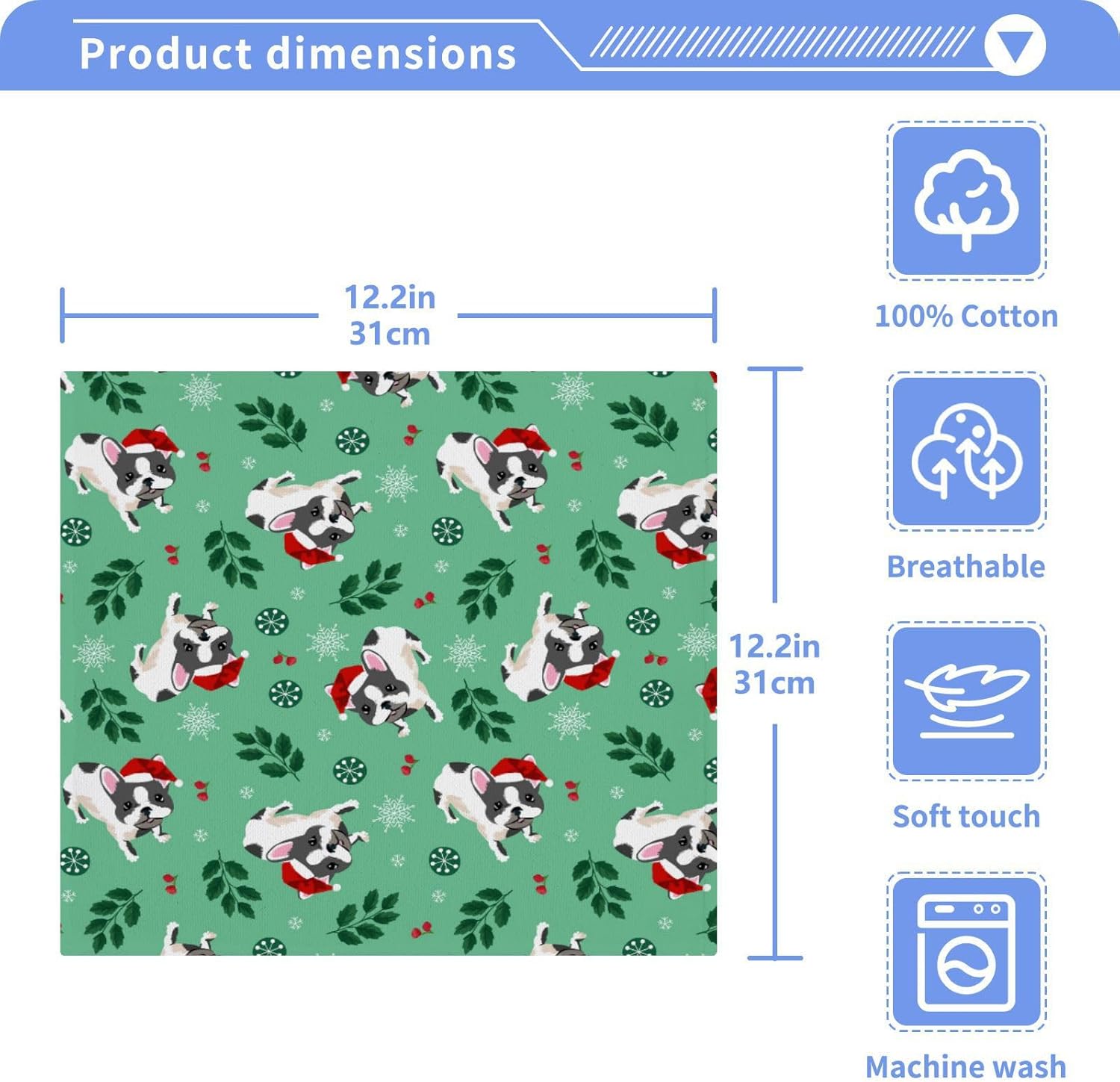 Premium Cartoon Shiba Face Towels for Washrooms and Beyond 2-Pack