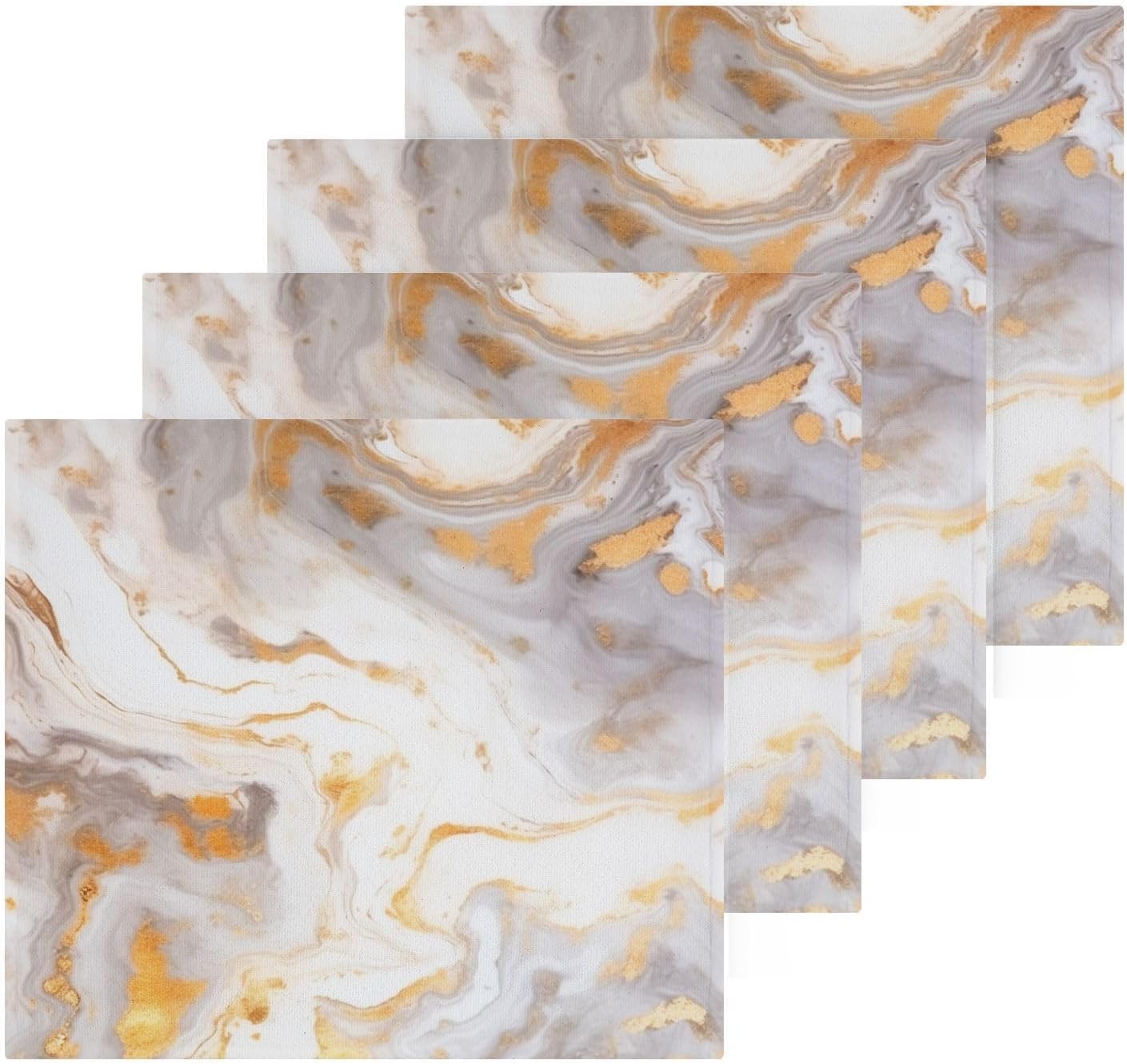 Adorably Cute Marble Washcloth for Babies 12x12 Inch