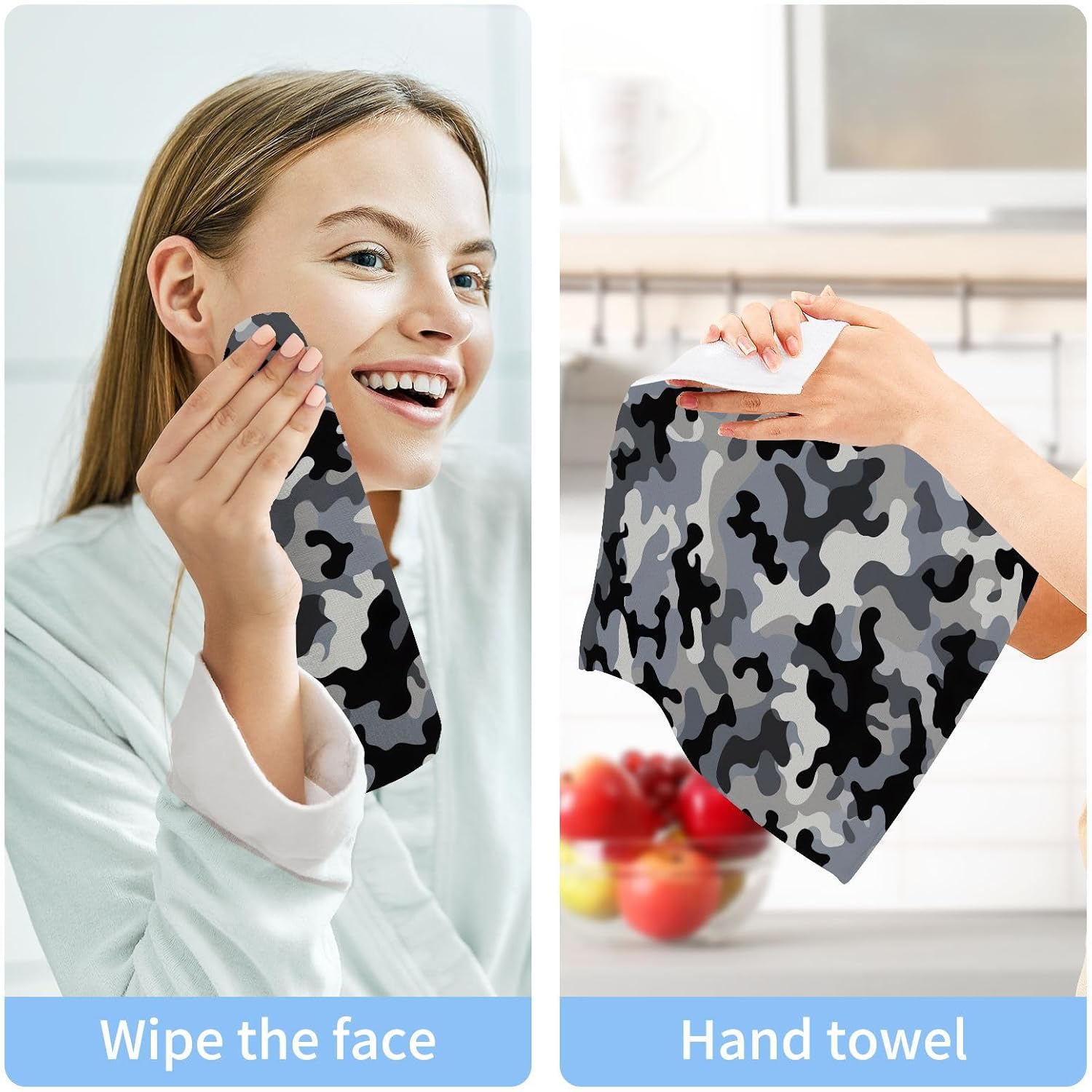 Camo Washcloth Set
