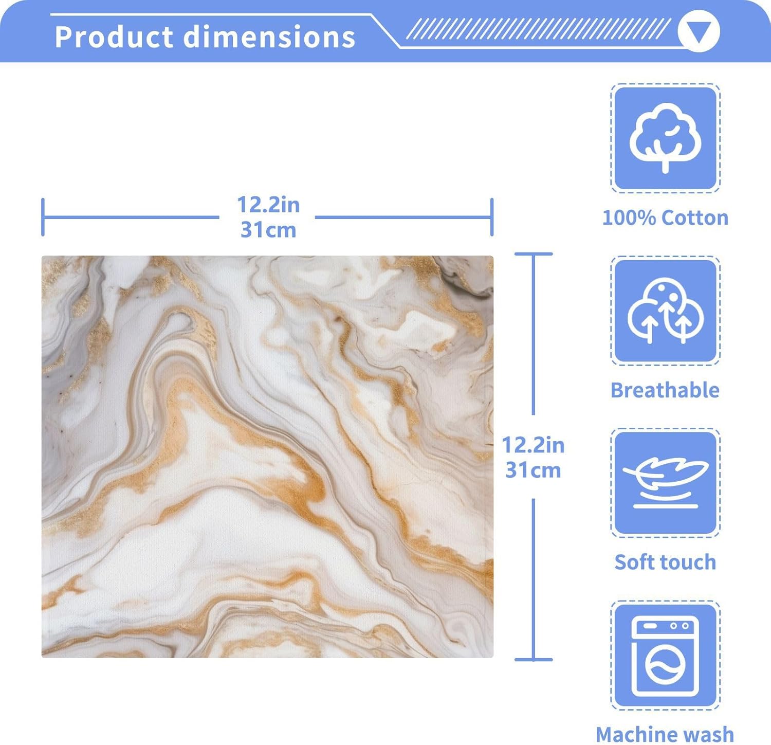 Marble Washcloth Set for Babies