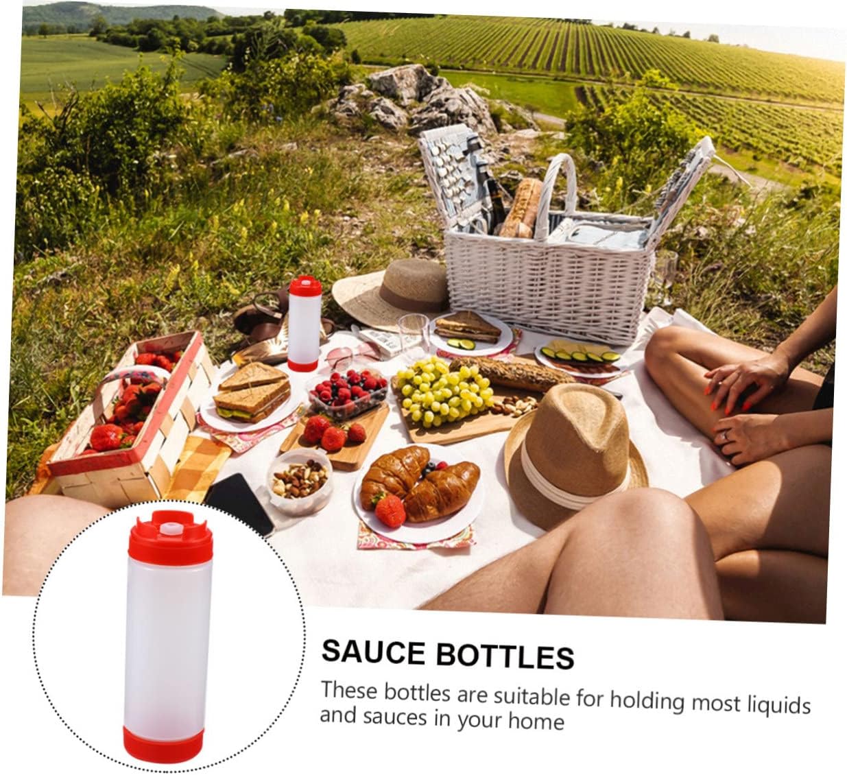 Zerodeko Double Headed Squeeze Bottles