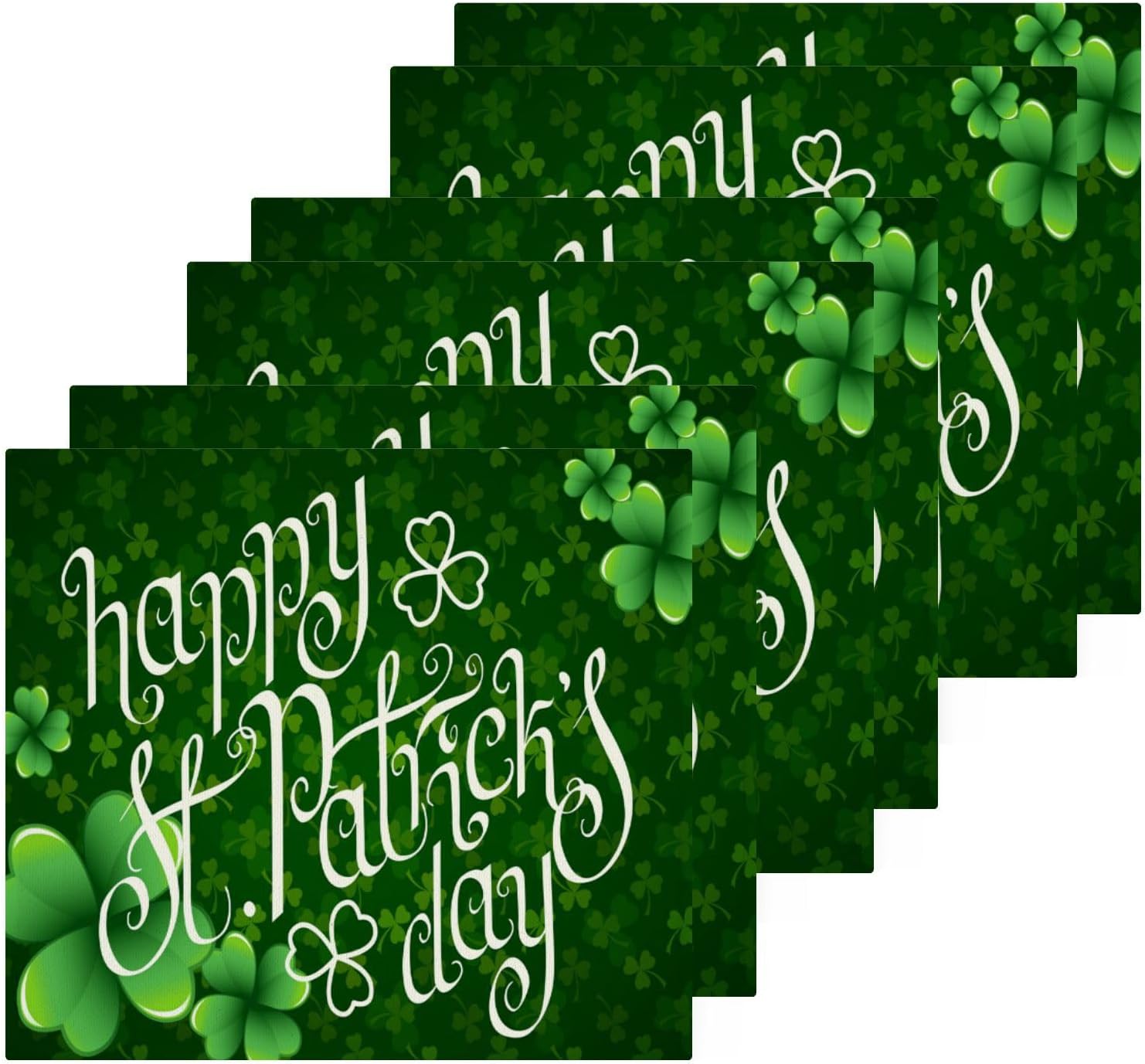 St Patricks Day Soft Cotton Washcloths