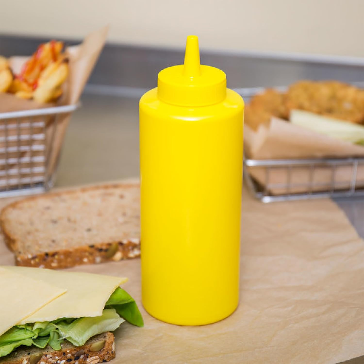 Dining Delight Majestic Malts Condiment Squeeze Bottles - 12 oz 6 Pack
