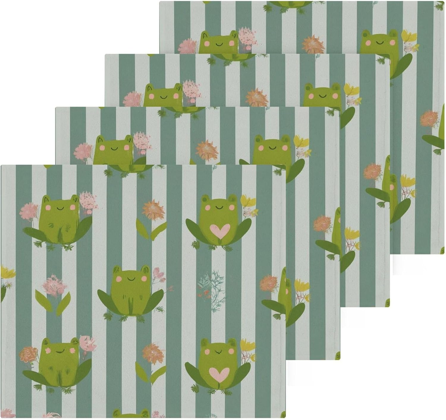 Cute Frog Washcloth 2 Pack