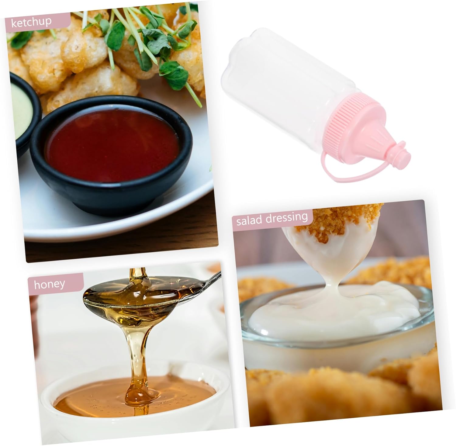 Reusable Squeeze Bottles for Condiments