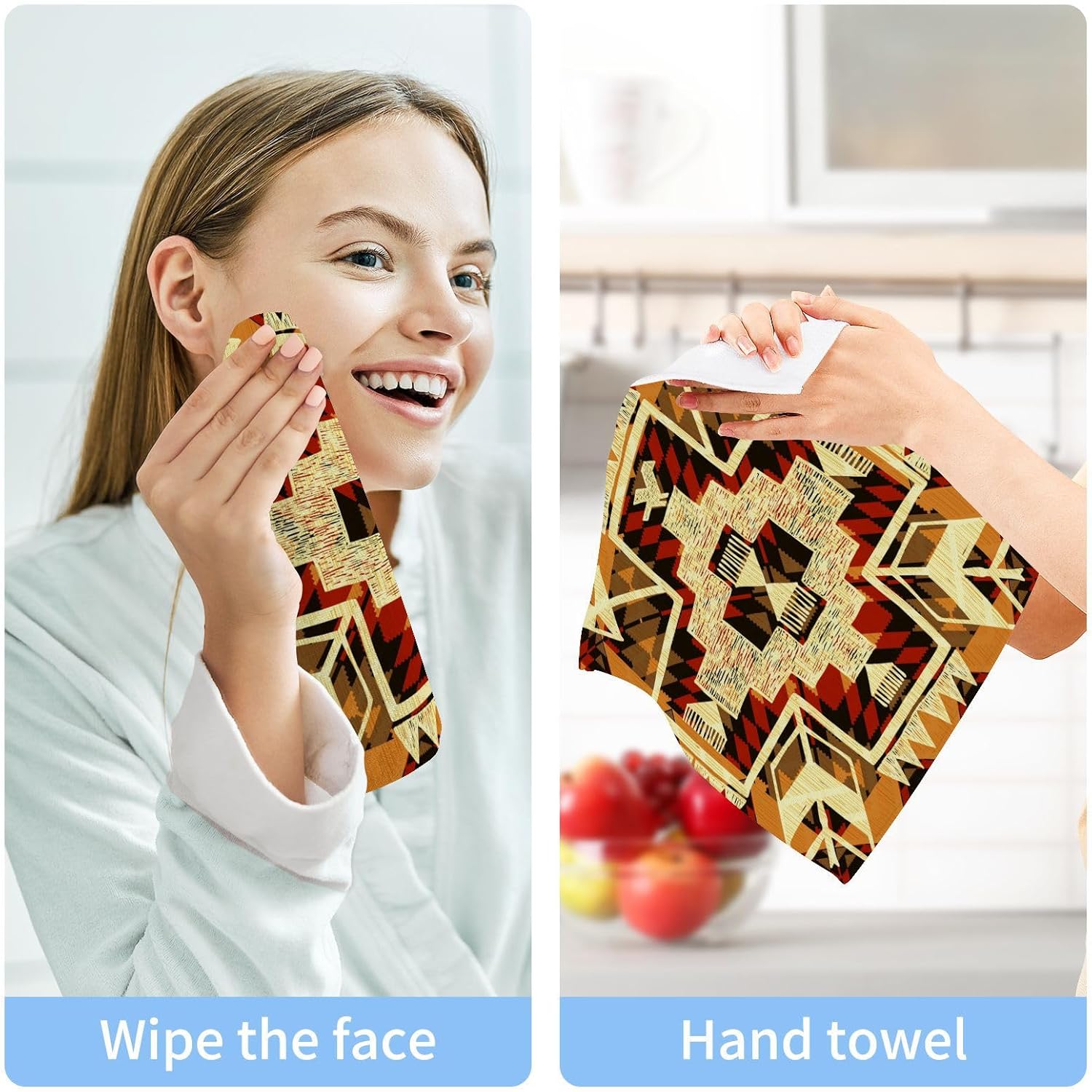 Natural Stylish Washcloth Set