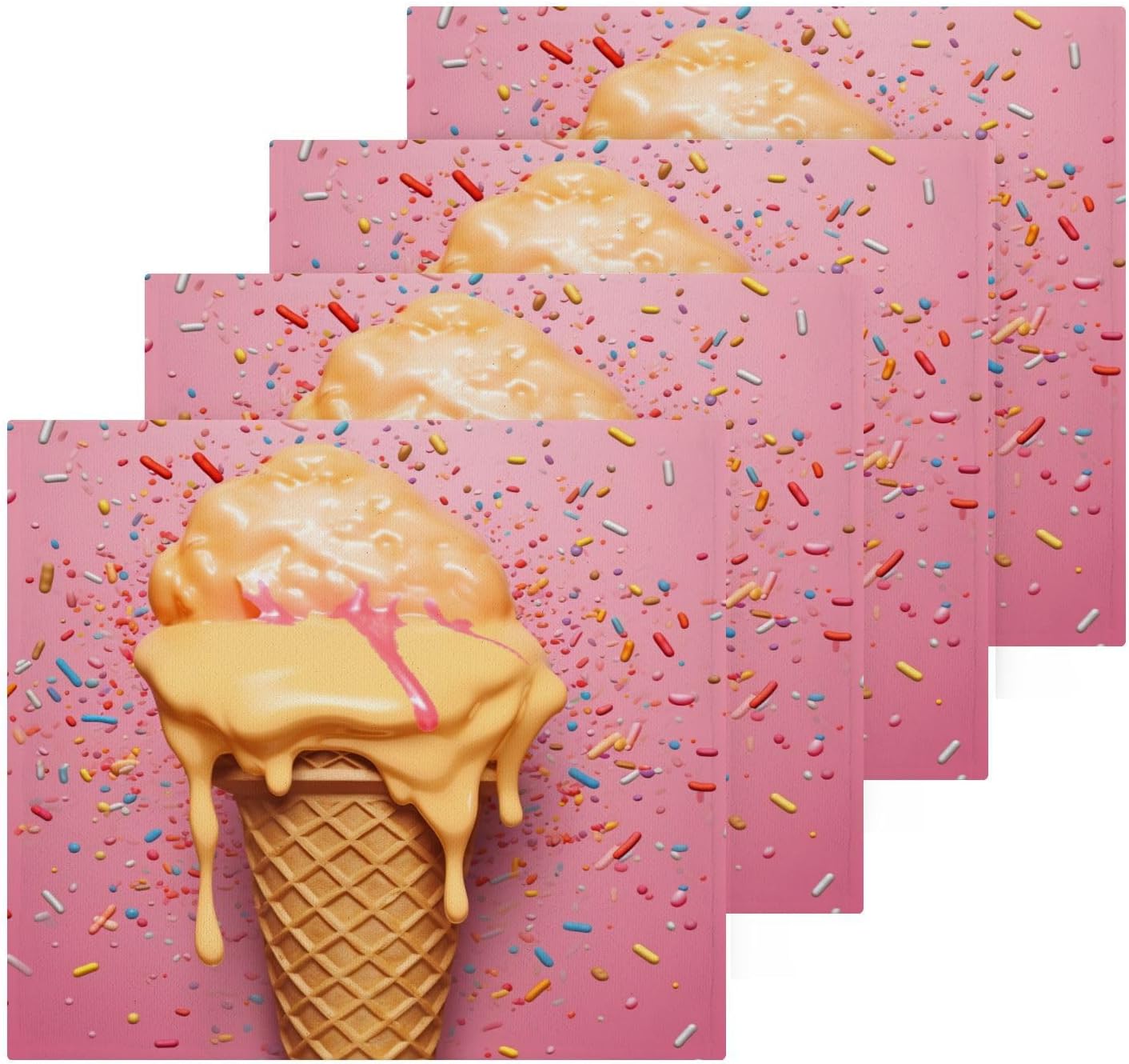 Yettasbin Ice Cream Washcloth 2-Pack