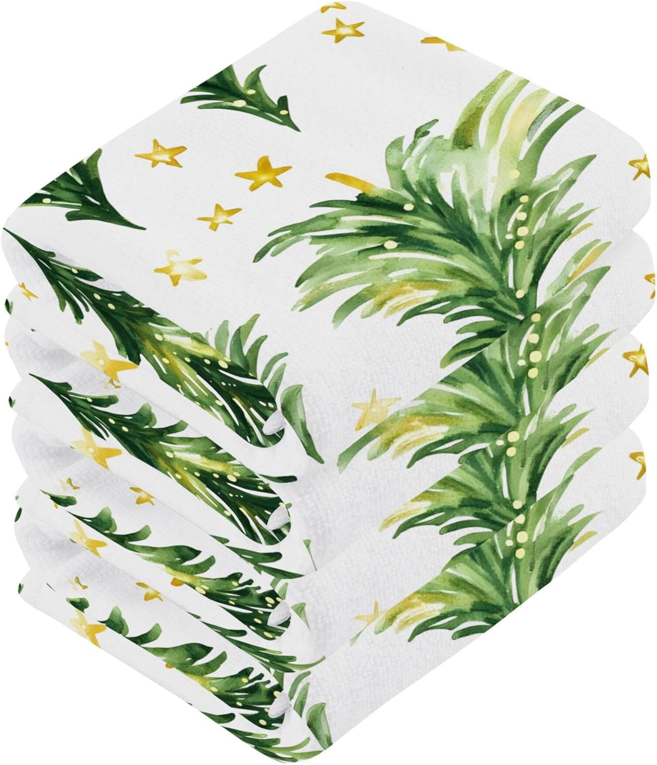 Xigua Christmas Tree Washcloth Set 2-12Pack
