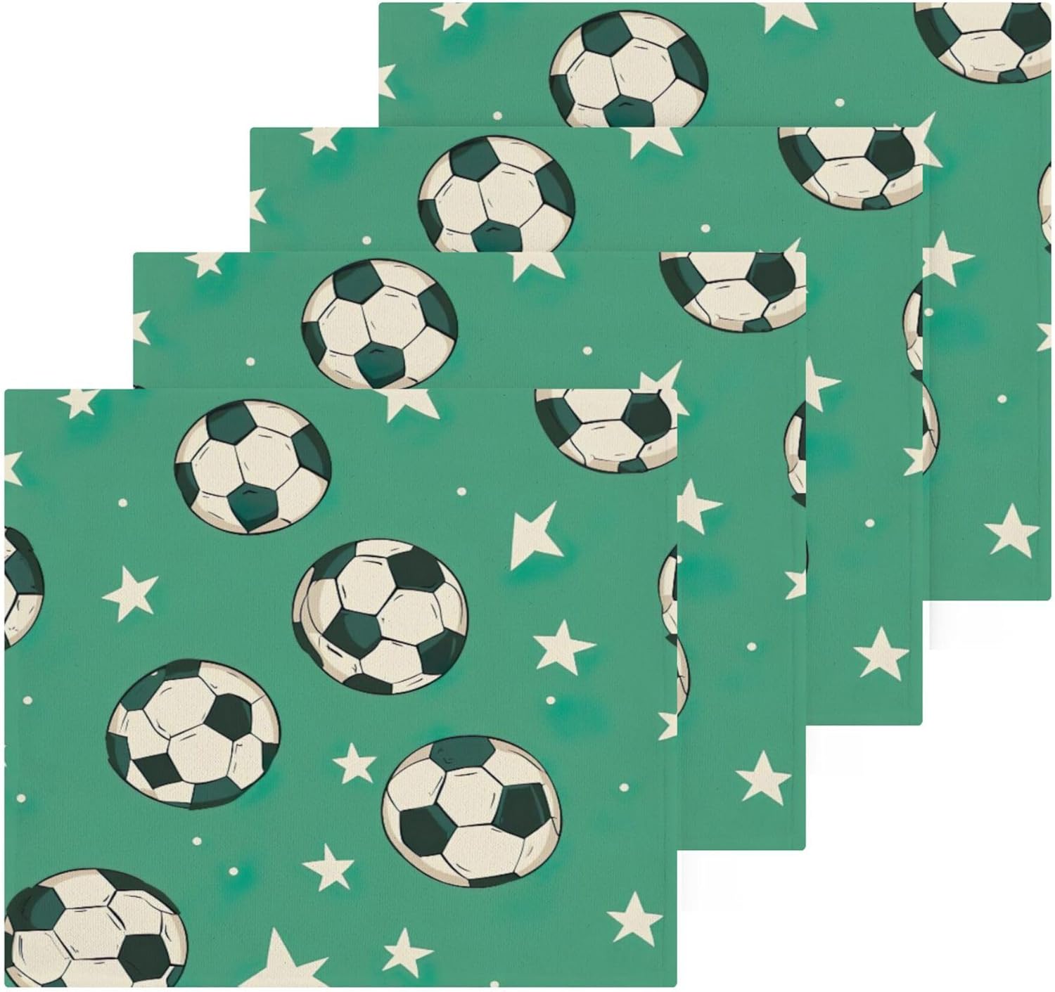 Soccer Stars Xigua Washcloths Set