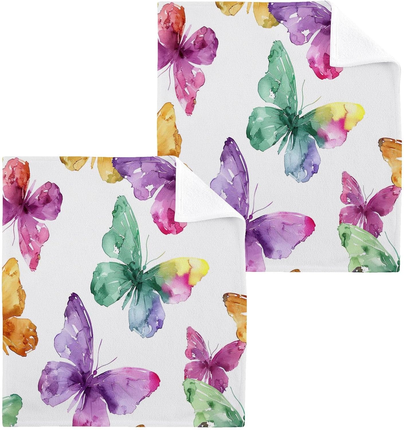 Butterfly Washcloth 2-Pack
