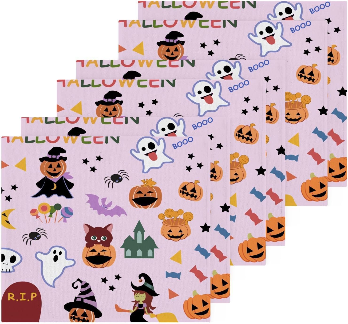 Halloween Gnome Washcloth Set 2 Pack
