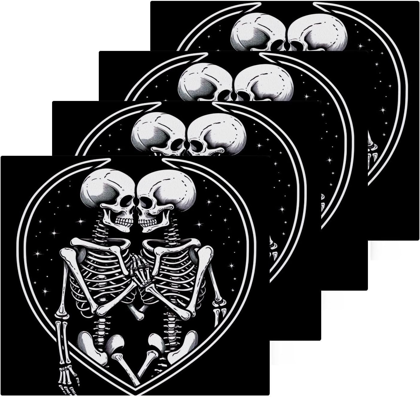 Skeletons Washcloths 2 Pack
