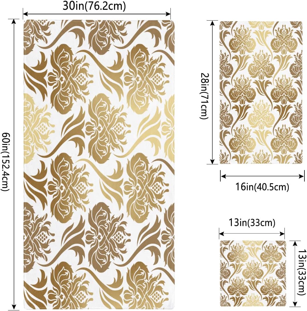 3-Piece Absorbent Towels Set