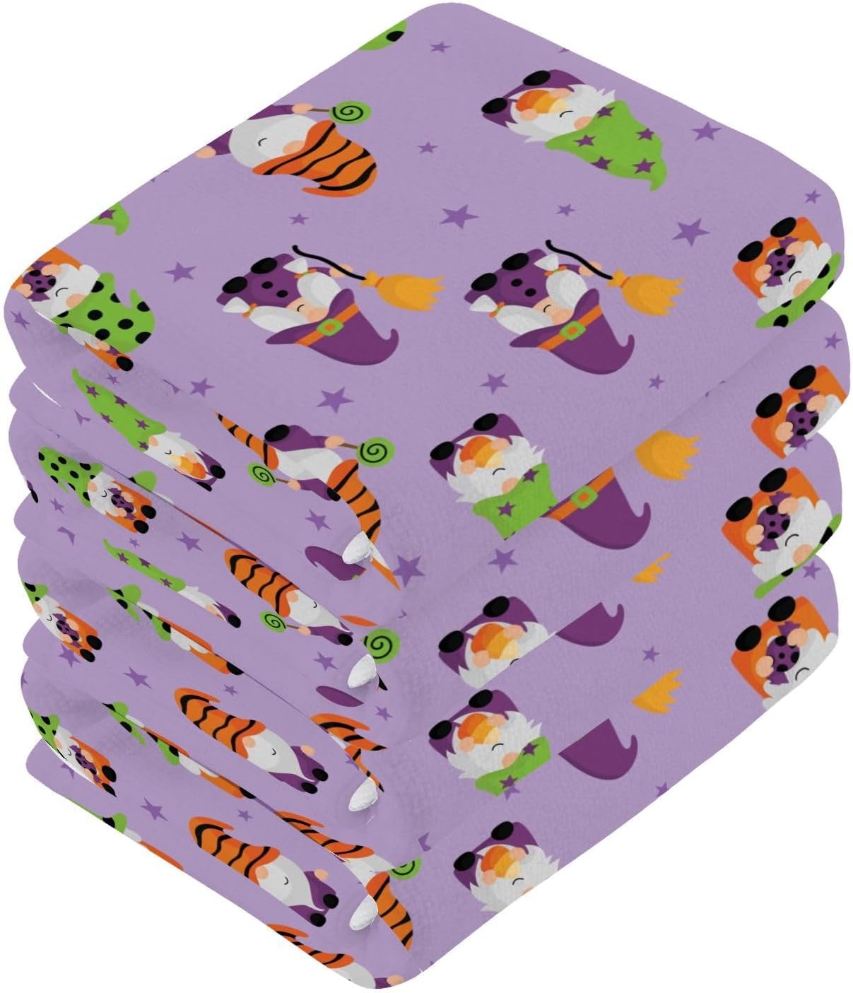 Halloween Gnome Washcloth Set 12x12