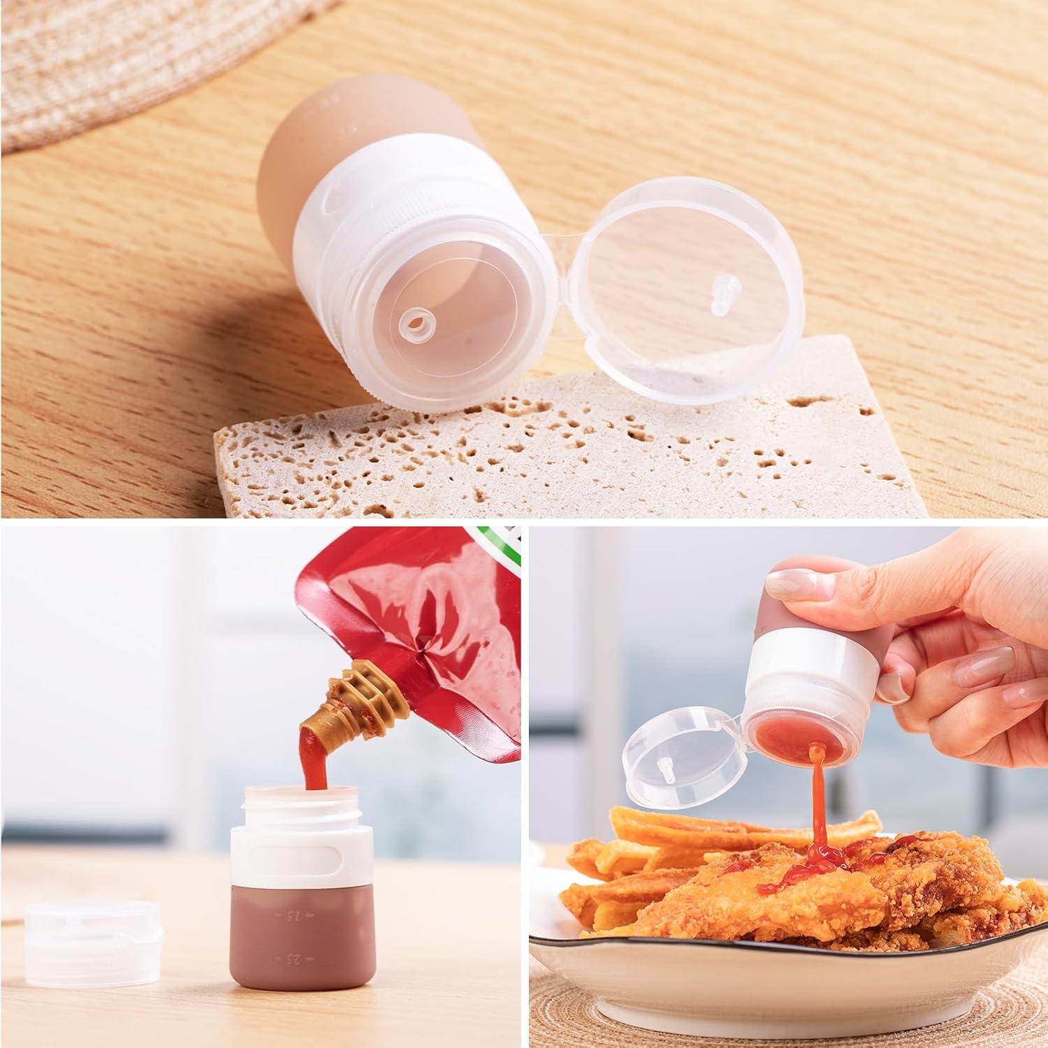 8-Pack Salad Dressing Containers to Go
