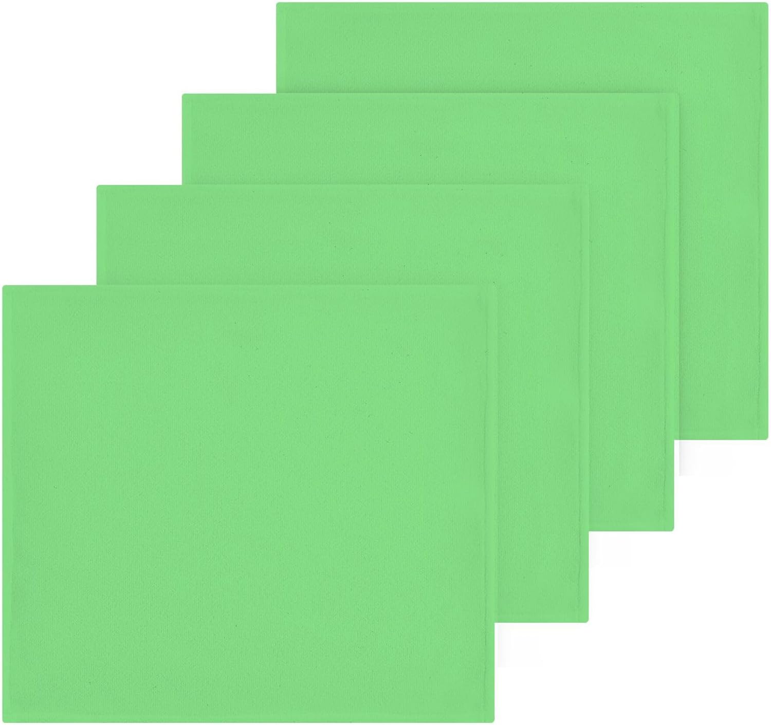 Green Pastel Color Washcloth 2-Pack