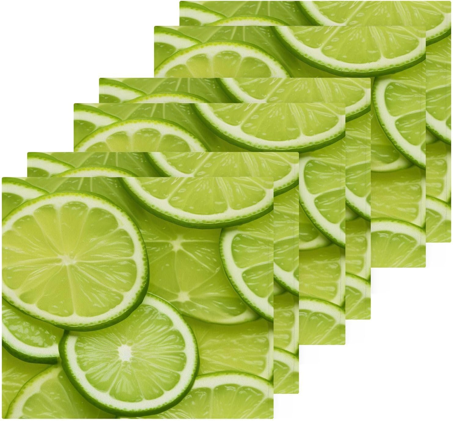 Soft Citrate lime Lemon Washcloth for Baby Adults Reusable Washable