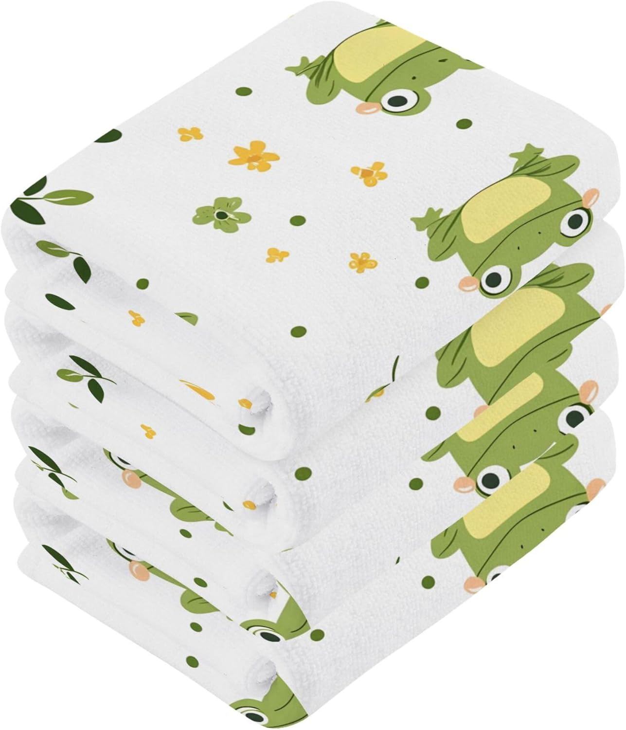 Xigua Cute Frog Washcloth Set