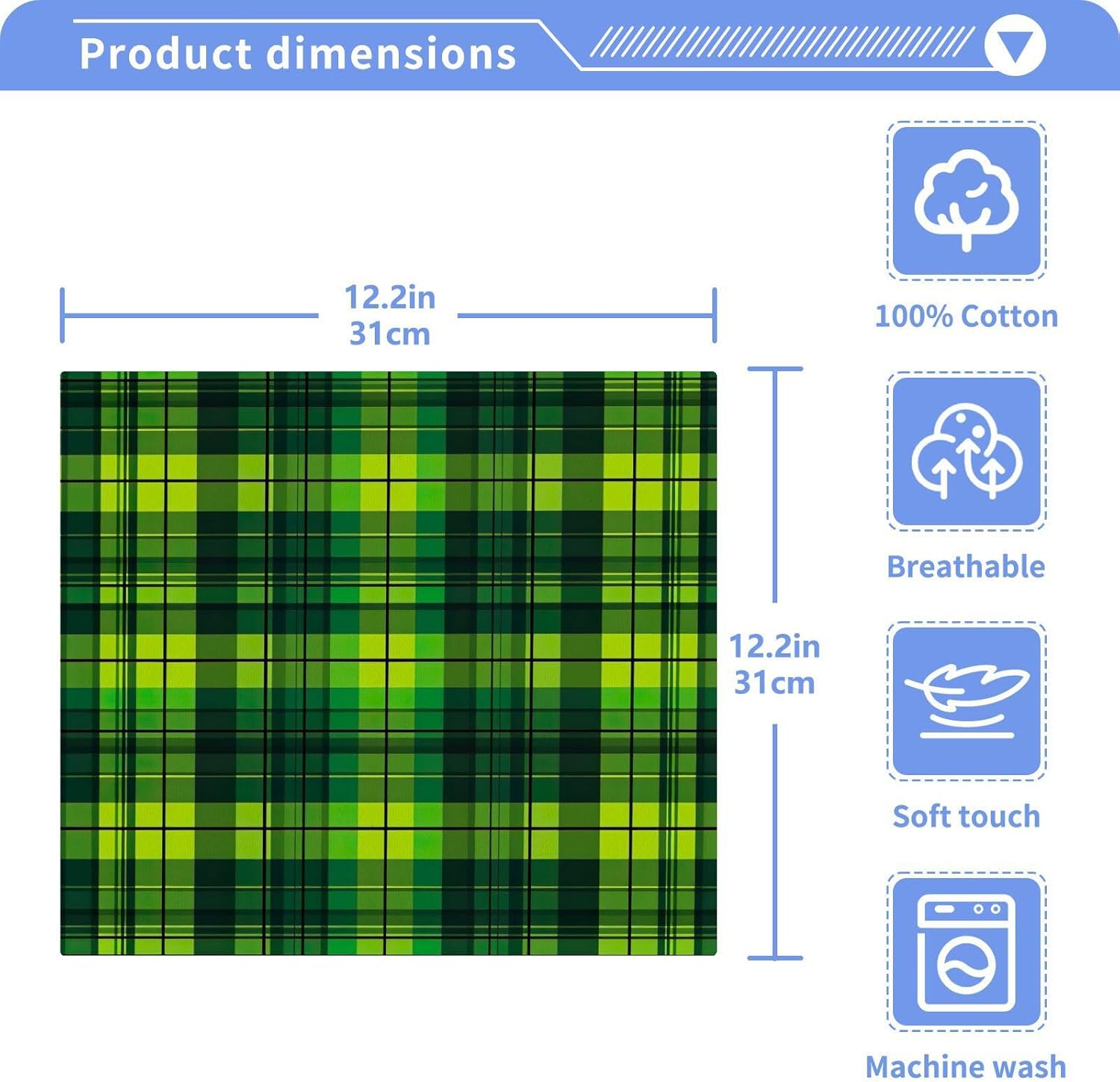 Reusable Cotton Face Towels for Babies Soft Absorbent Travel-Friendly
