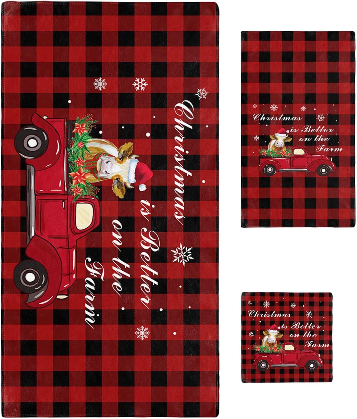Shine-Home Christmas Towel Set