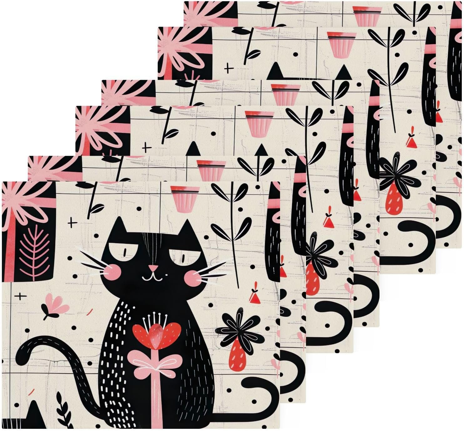 Yettastbin Washcloth Set for Cats