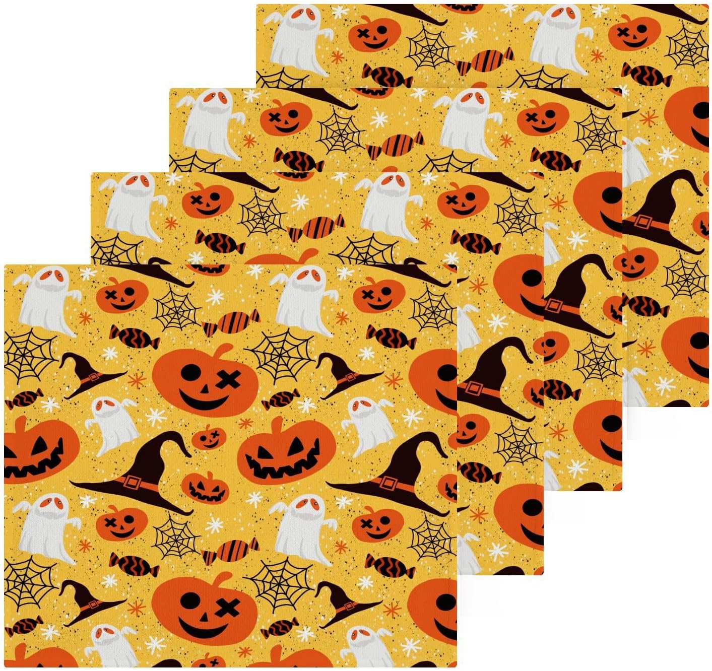 Halloween Ghost Washcloth Set