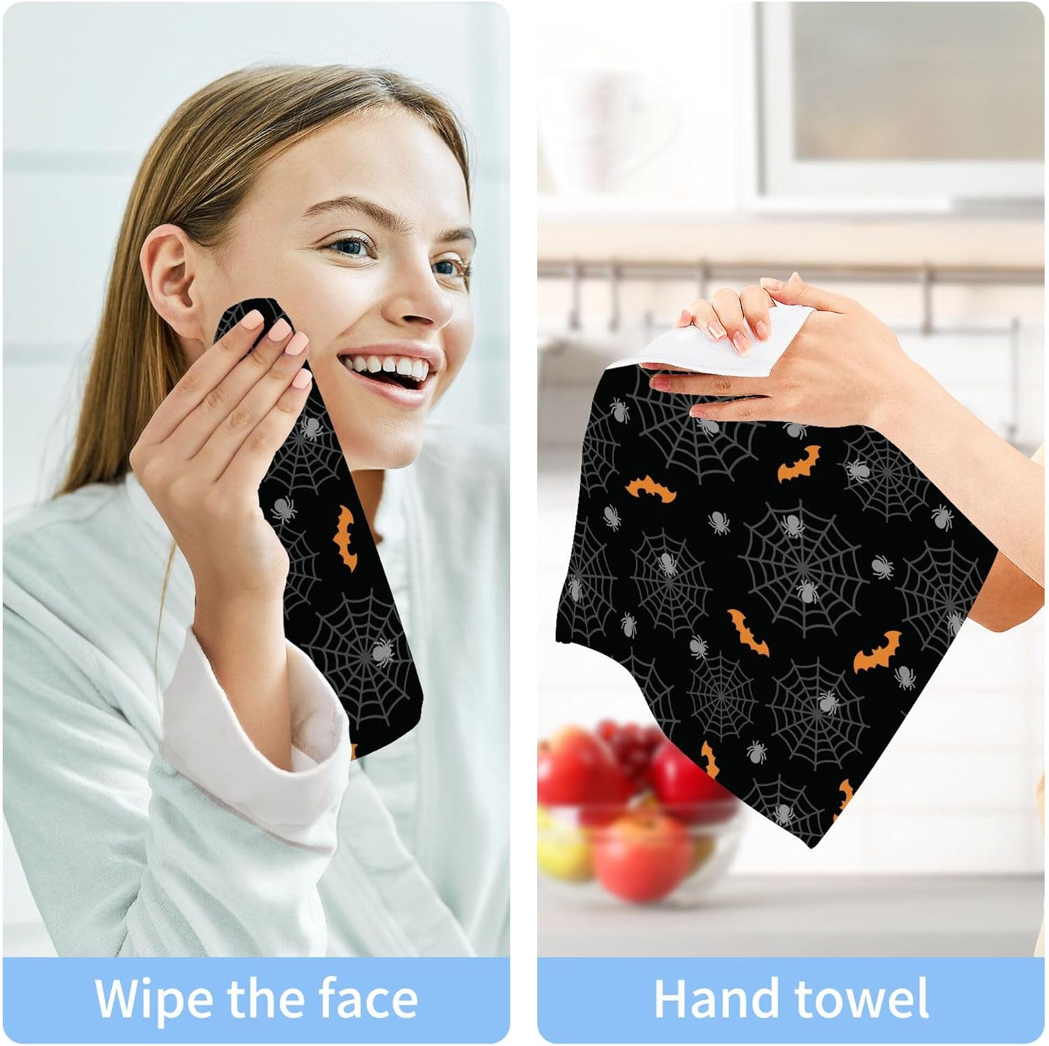 Unbeatable Halloween Fast-Drying Washcloth Set