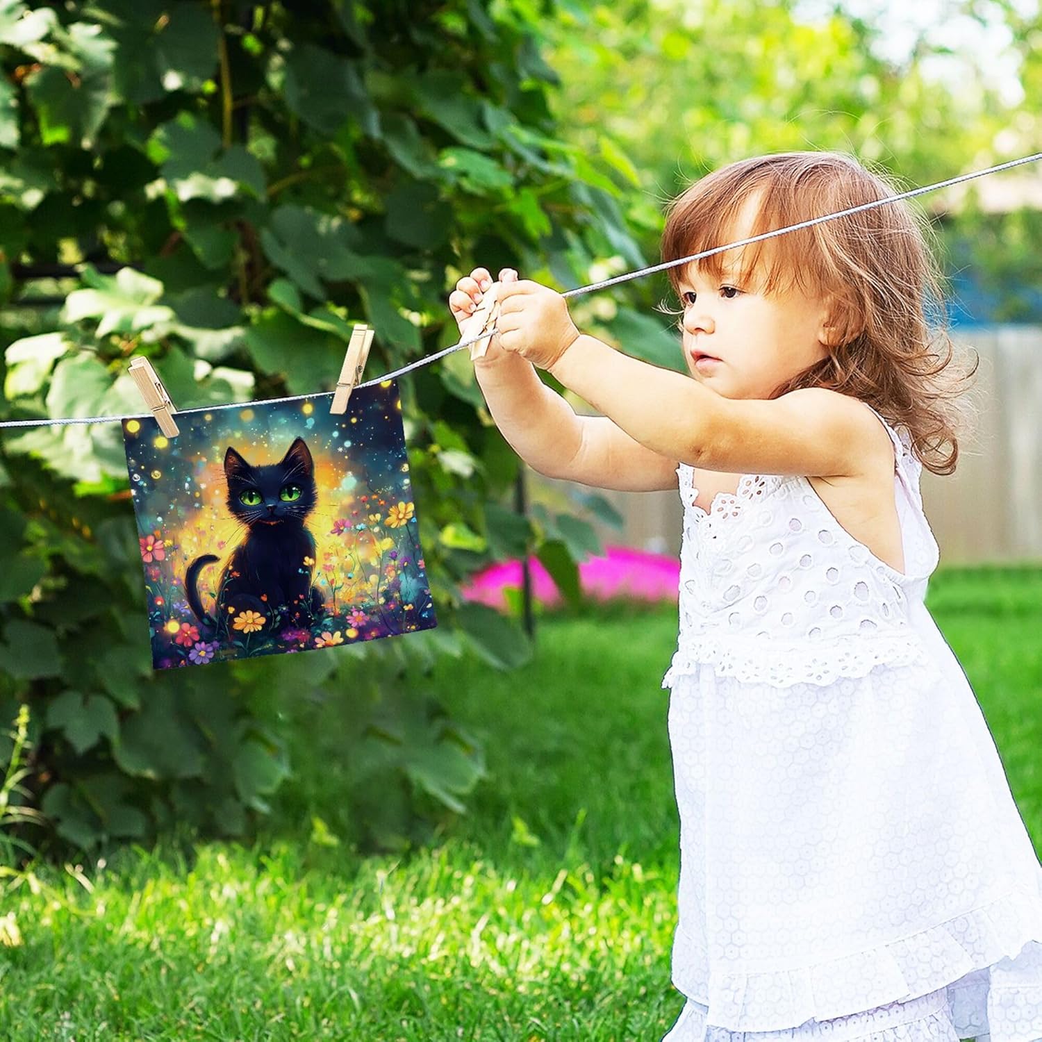 Reliable Black Cat Washcloth