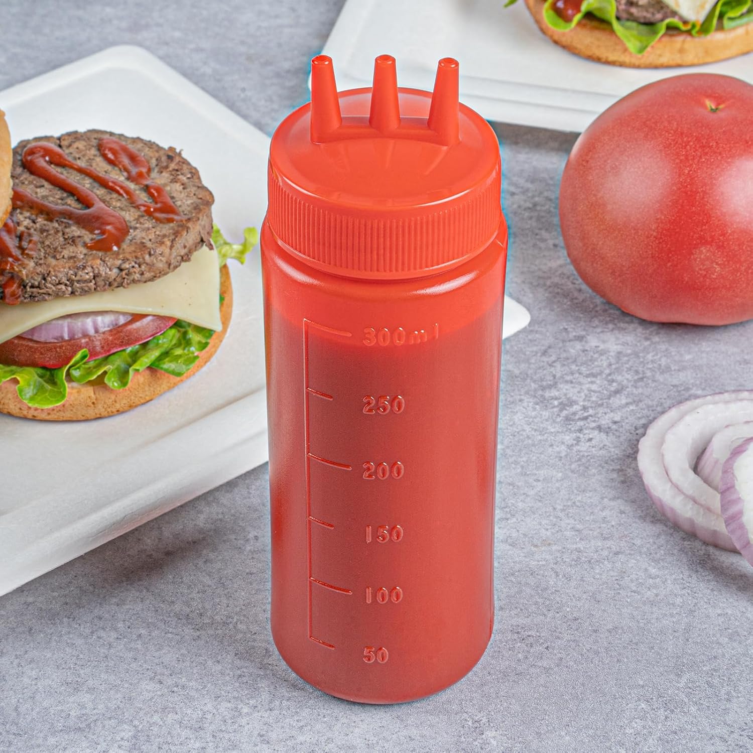 12 Oz Ketchup Squeeze Bottles - 6-Pack