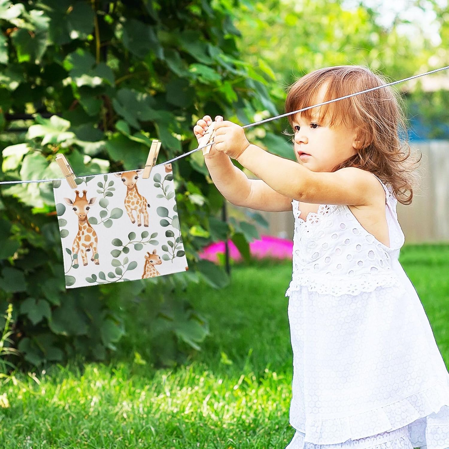 Cute Giraffe Washcloths for Adults Kids