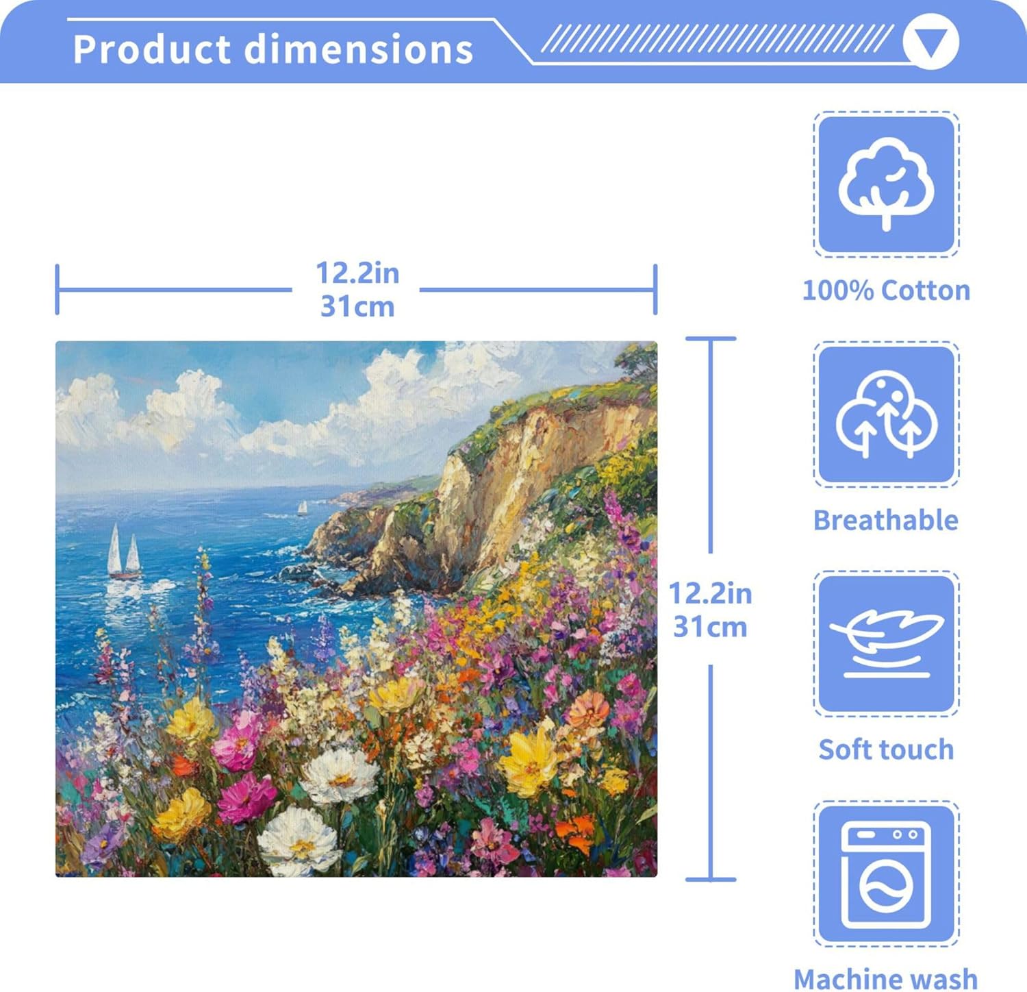 Discover Perfect multi-use washcloth set for everyday tasks - Xigua Beautiful Seascape