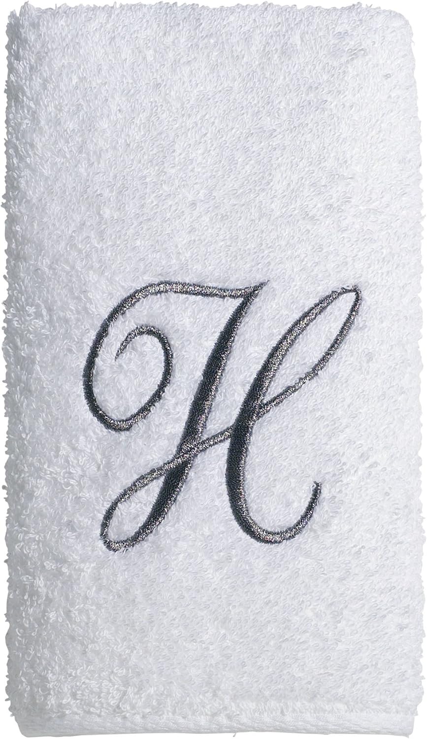 Avanti 3-Piece Script Cotton Towel Set Elegantly Designed