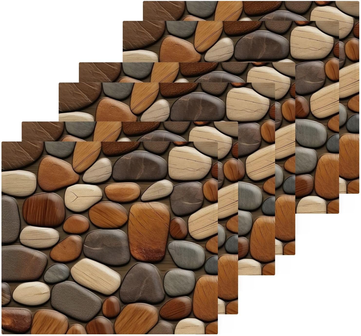 YETTASBIN Stone Texture Washcloths 2 Pack 1