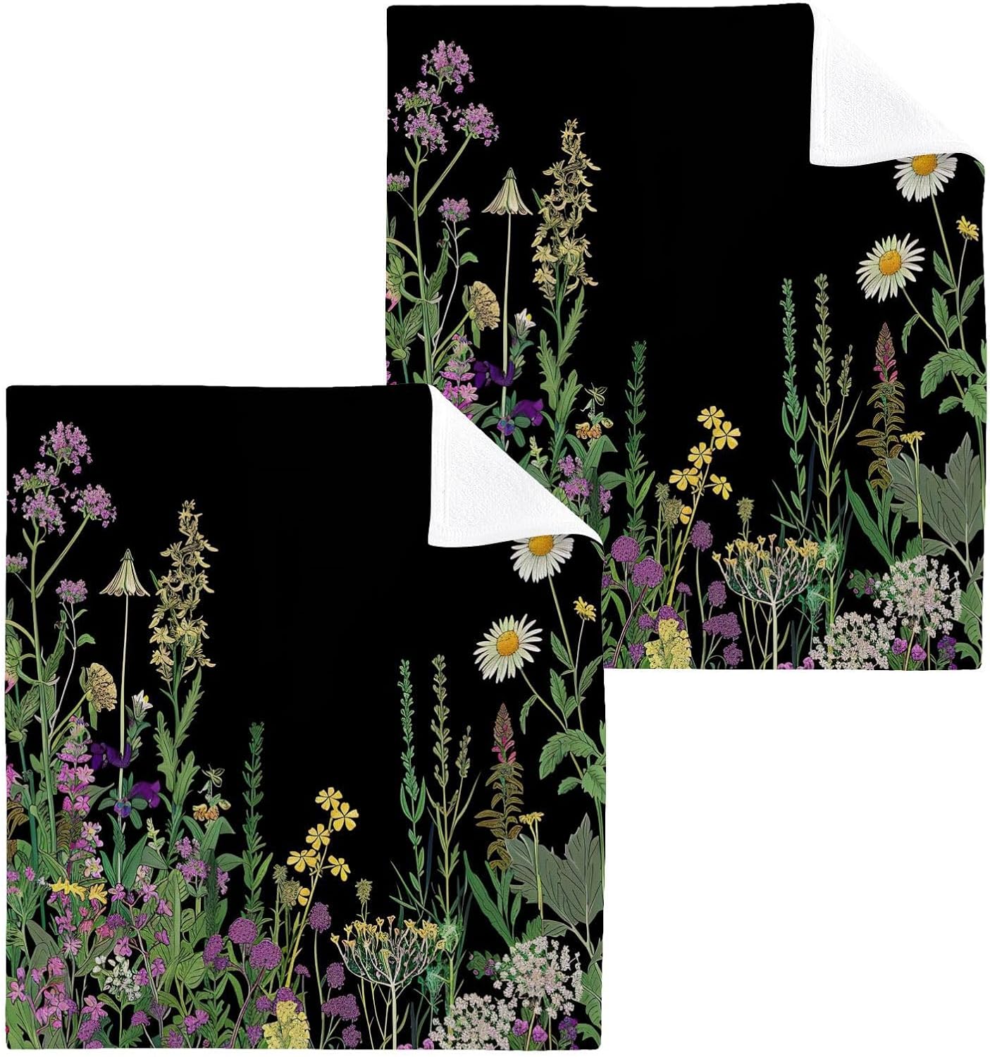 Herbal Wildflower Washcloth 2 Pack