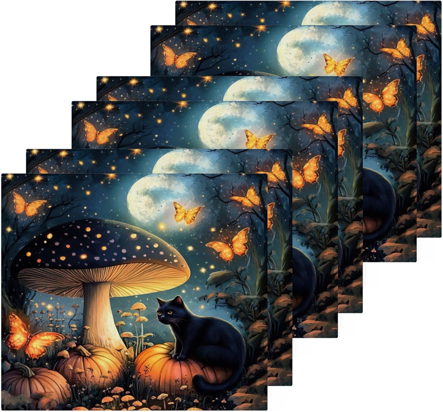 Mushroom Washcloth Set for Home Travel