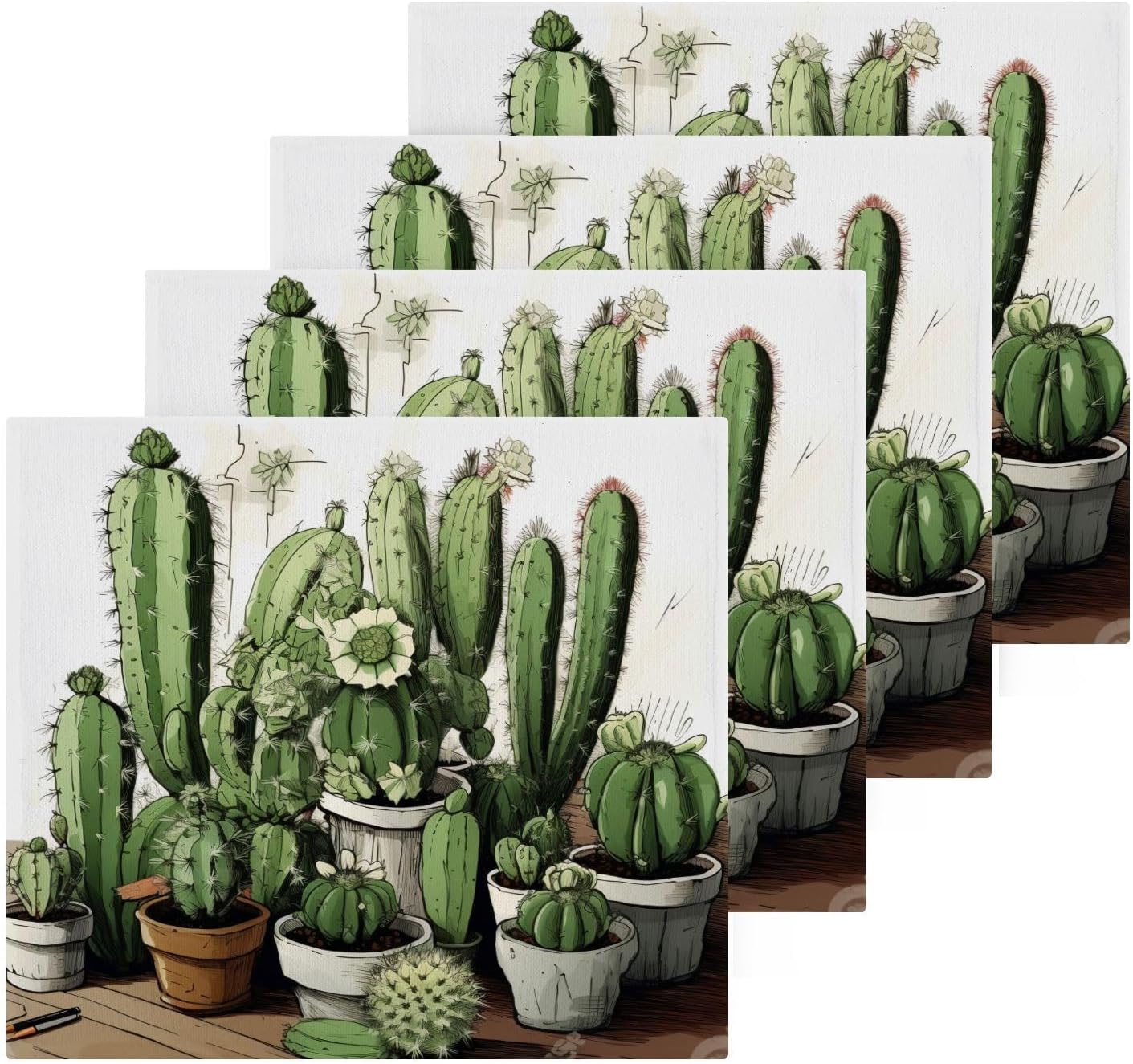 Cactus Washcloth 2-Pack