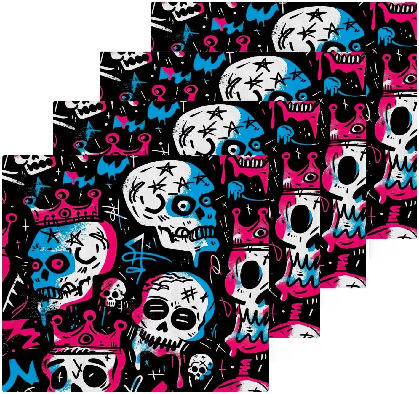 Yetitasbin Skull Washcloth Set 2-Pack